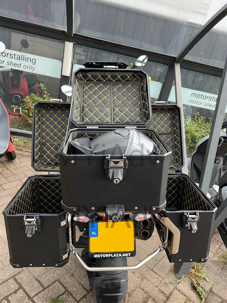 Para BMW R1250GS R1200GS LC Adventure R 1200 1250 GS ADV F850GS caja de revestimiento de equipaje trasero cubierta de bolsa contenedor interior