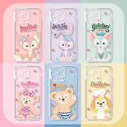 disney duffy family phone case silicone clear cover For iPhone 14 13 12 mini 11 pro xs max X XR 6 7 8 5 SE 2 3