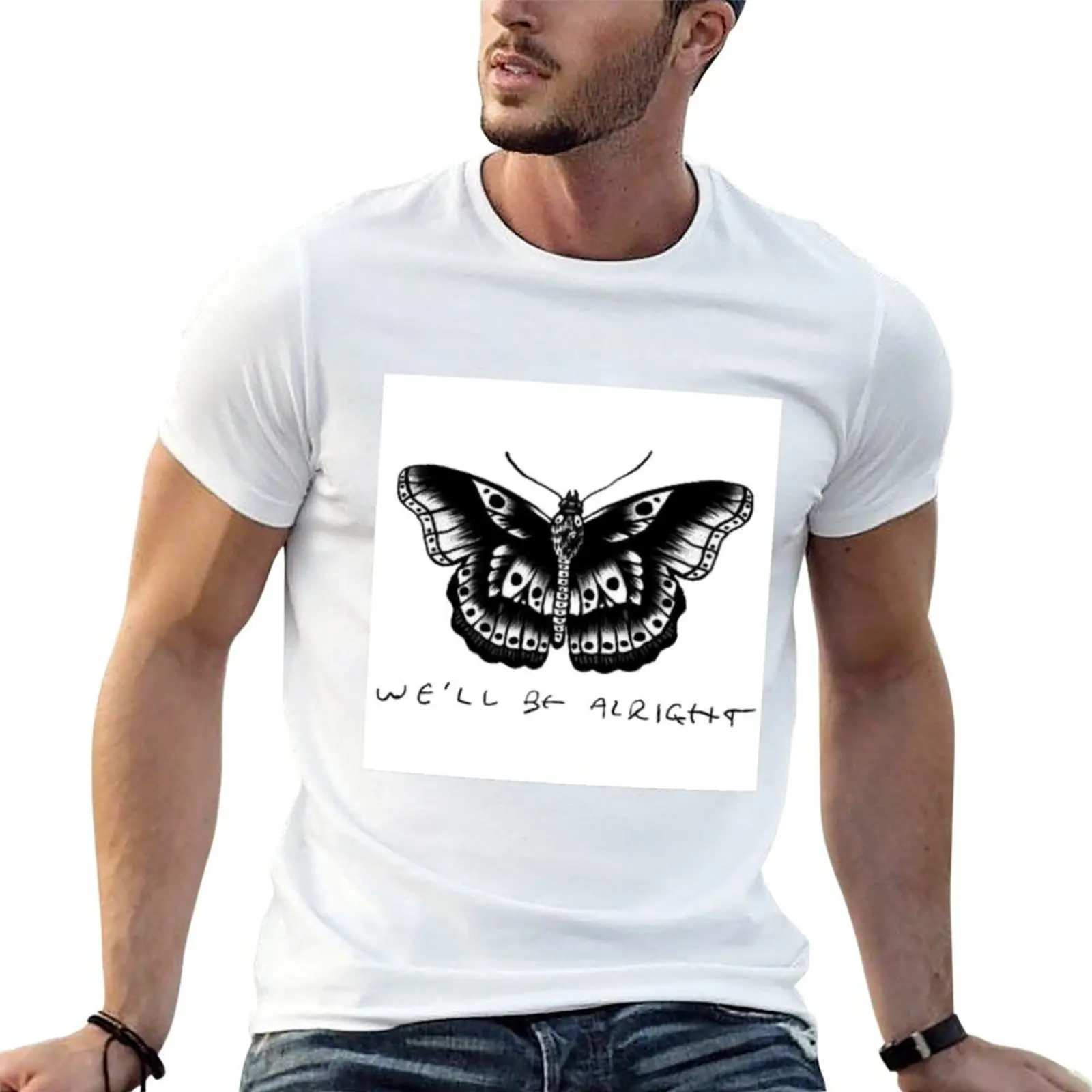we’ll be alright T-Shirt blue archive vintage clothes workout shirts for men