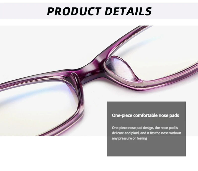 Leichte kleine Lesebrille für Damen, modisch, Presbyopie-Brille für Damen, trendige Anti-Blaulicht-Brille – Detail 9