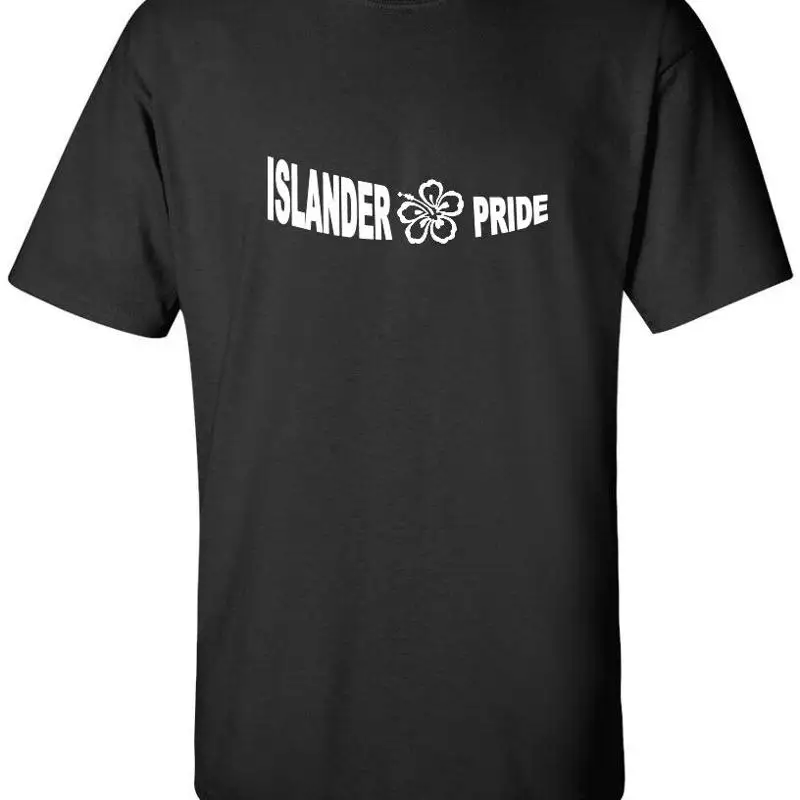 

Islander Pride Hawaii Guam Pacific Полинезийская черная футболка