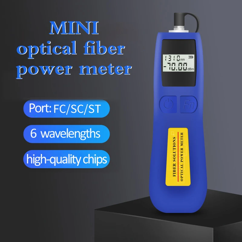 TL537Mini Fiber Optic Tester Power Meter Tools Fc Port Fiber Optic Power Meter Handheld Optical Fiber Photometer