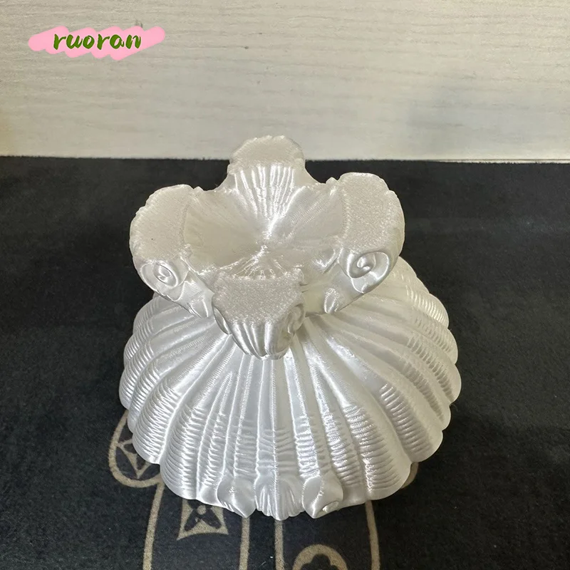 3D Printed Conch Shell Tray Vintage Artistic Instagram Style Entryway Decor Jewelry Storage European Display Ornament Tabletop