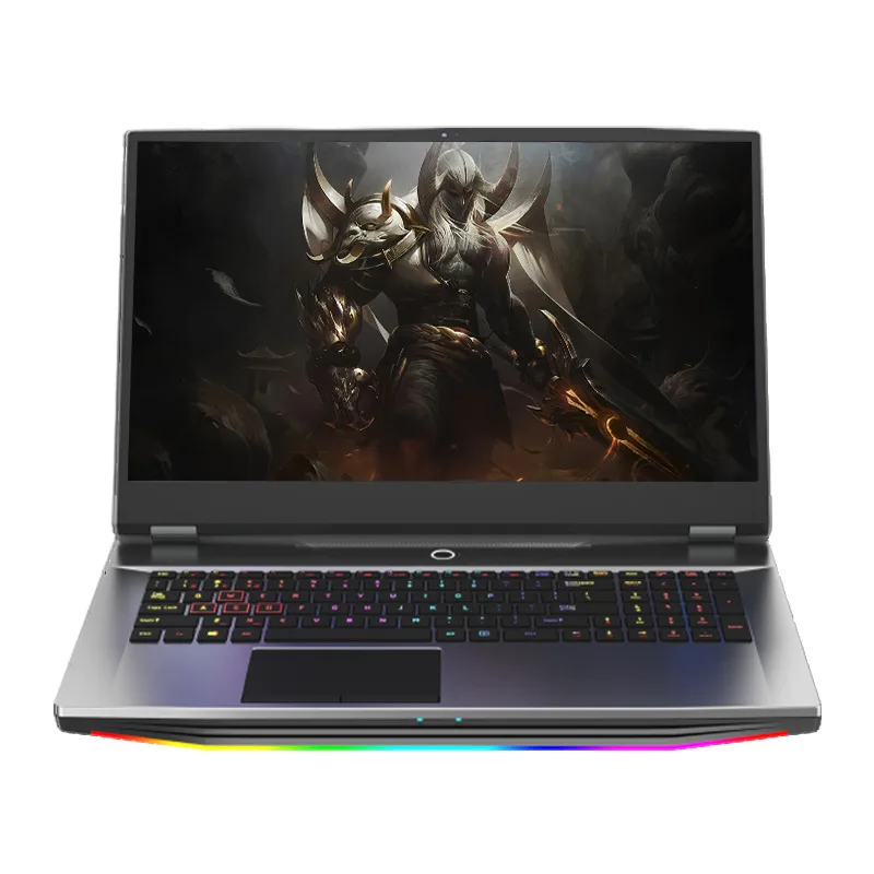 Laptop17,3 "4G Solo Display Gaming Display2K 144HZ Intel Core I9 desbloqueo por huella dactilar teclado Ultrabook colorido brillante