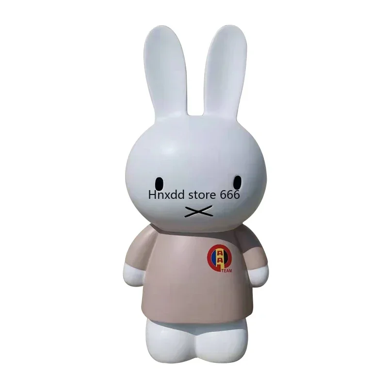 

Большое украшение из стекловолокна скульптура мультяшный кролик украшение