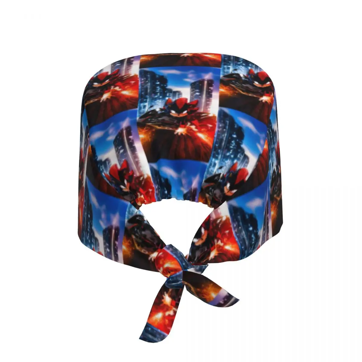 Czapka chirurgiczna Shadow The Hedgehog, regulowana, unisex, dla lekarza, pielęgniarki, dentysty.