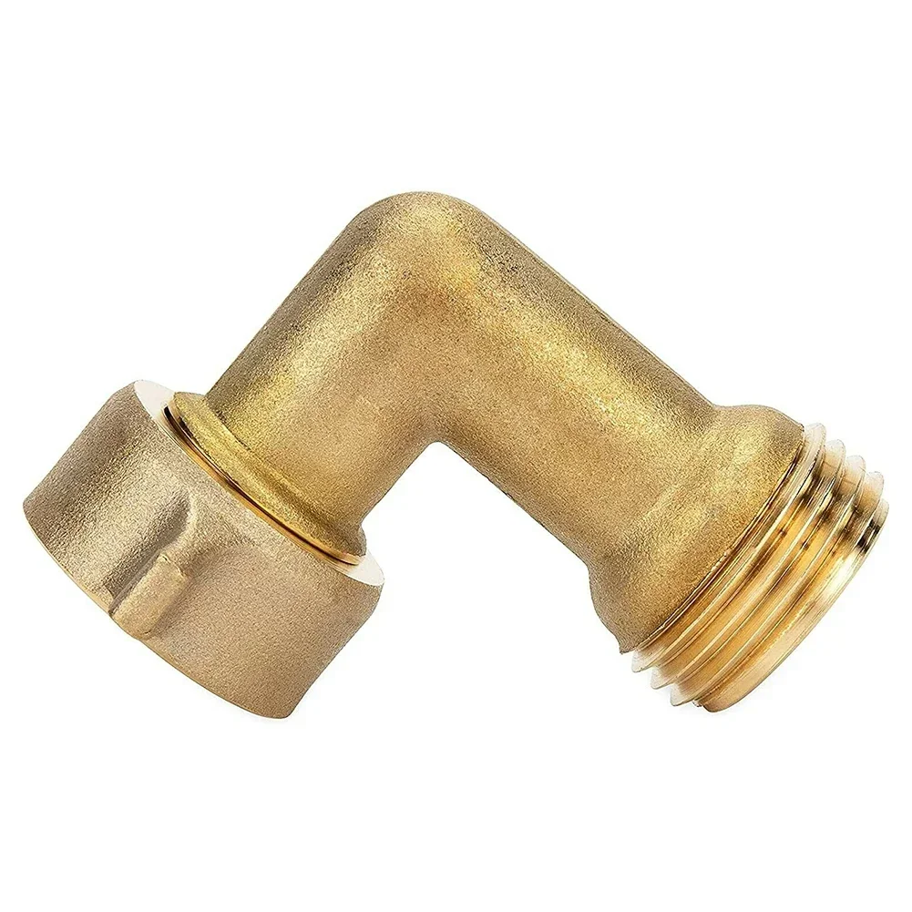 1 pz tubo dell'acqua gomito ad angolo di 90 gradi RV Camco rimorchio gomito in ottone raccordo connettore accoppiatore viaggio Camper accessori parte