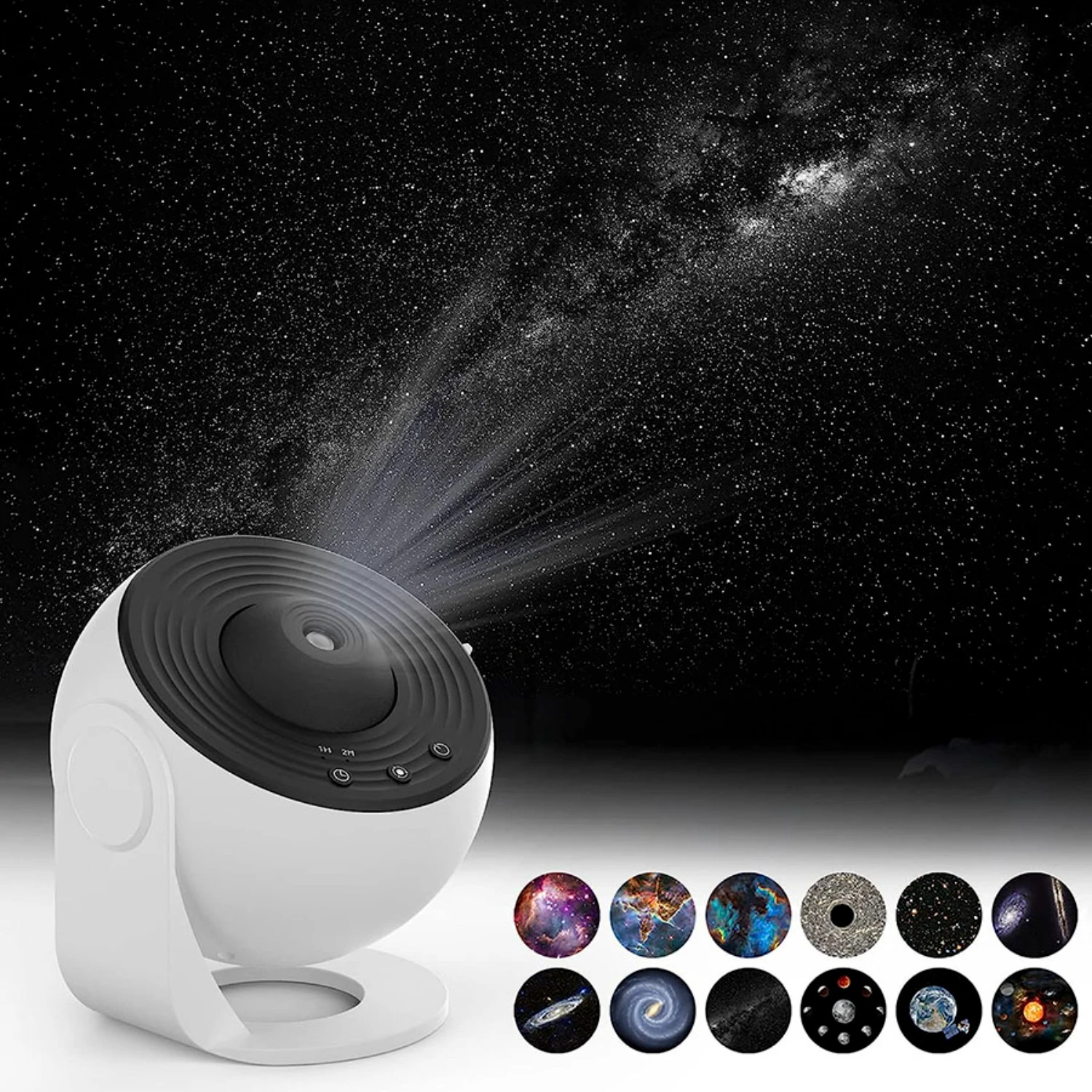 Stunning Romantic LED Star Projector Night Light for Men, Women, and Children - Beautifully designed 12in1 Solar System Planetar