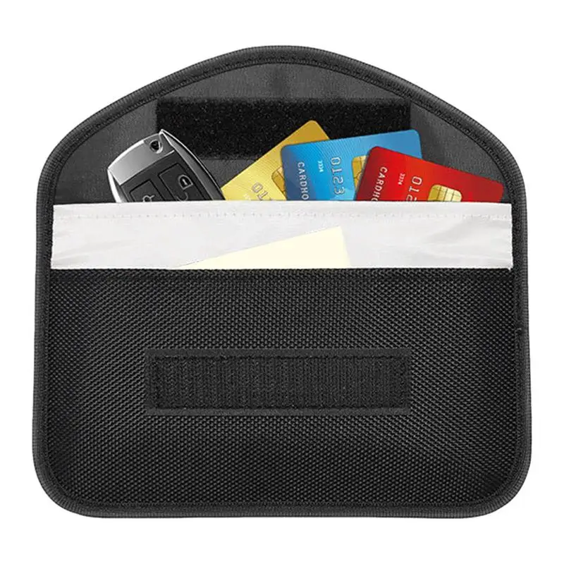 for Faraday Card Car Keys Case FOB Signal Blocker Bag RFID Shielding Key Credit Card Bags Organizer for Privacy Protection