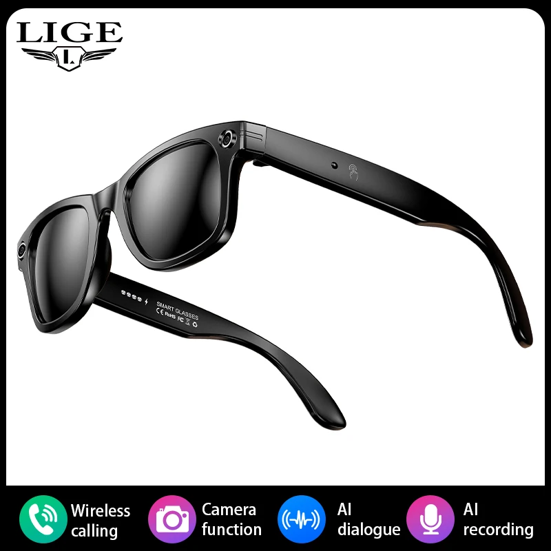 2025 New AI Photography Video Smart Glasses Intelligent Interactive Translation Smart Sunglasses For Google Glasses IOS Andirod