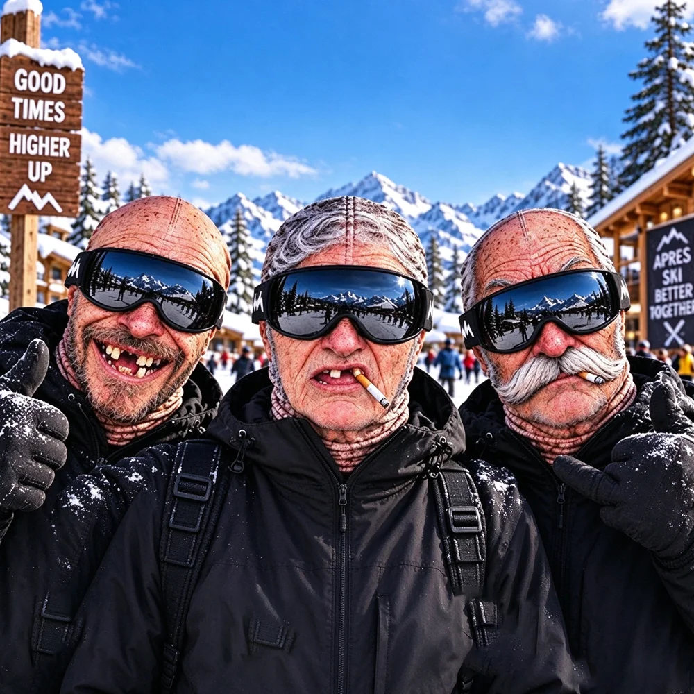 Funny Prank Old Man Ski Mask Realistic Face, Summer Winter Windproof Full Face Mask For Skiing  Outdoor Sports
