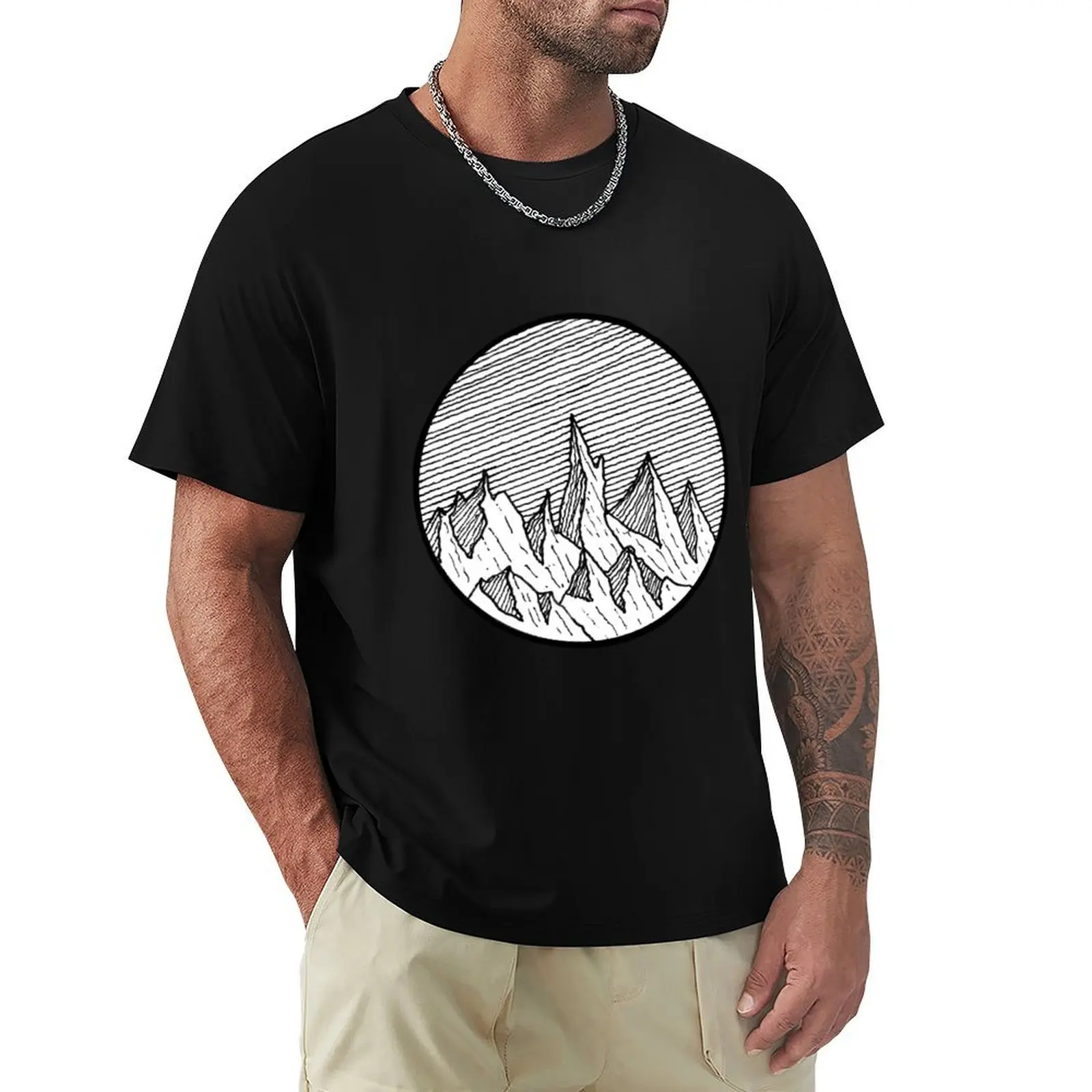 Sharp mountains T-Shirt Lightweight Hiking T-Shirt