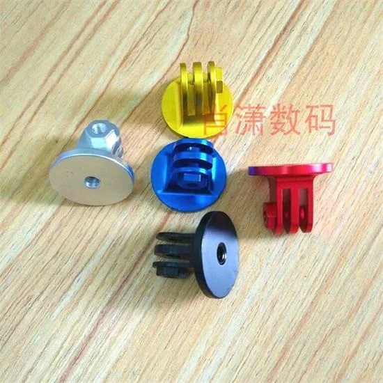 Clownfish alumínio polegar botão parafuso/adaptador para gopro hero 11/1098765 xiaomi yi 4k sjcam sj6/8/10 pro um x2/3 montagem acessórios