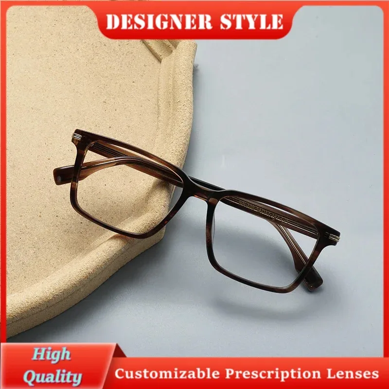 

BIG BOSS Style Acetate Glasses Frame Business Acetate Hand Made Spectacle Men Women 109 For Prescription Myopia Optical Lenses