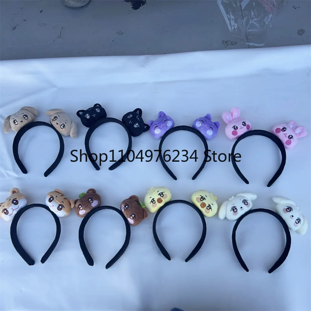 Diadema de dibujos animados Kpop Ateez Aniteez, diadema de animales con diseños de Hongjoong Yeosang Mingi, accesorios de soporte para seguidores de Kpop, regalo
