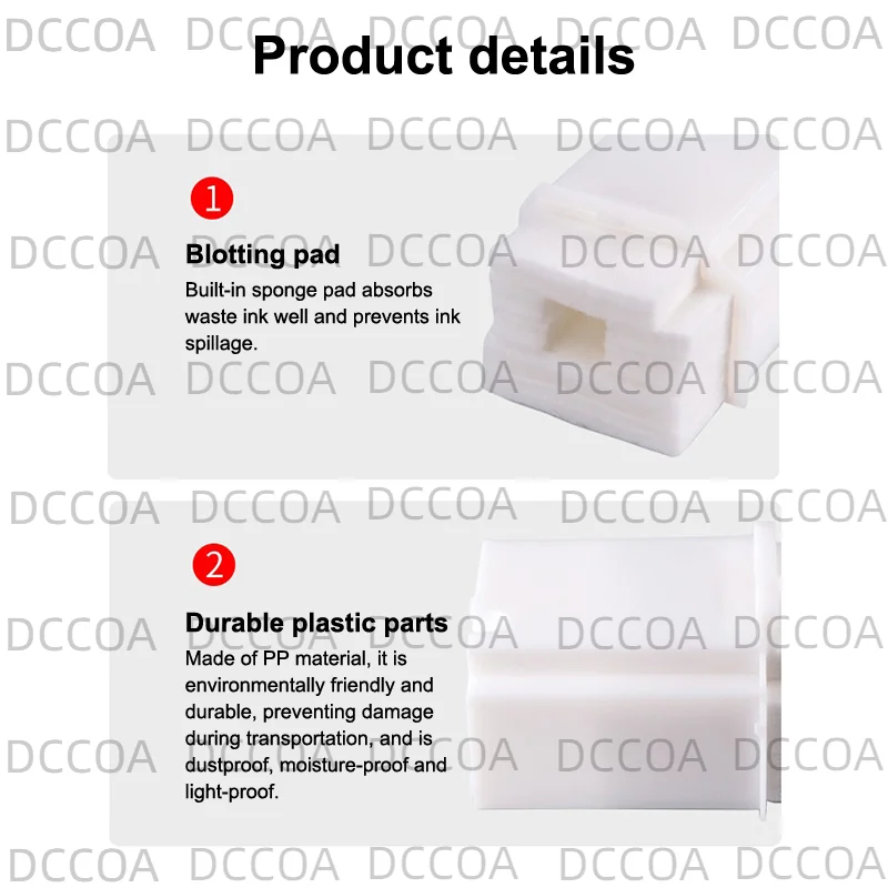 Waste Ink Pad Sponge Waste Ink Collector Box For L1250 L3110 L3158 L3160 L3210 L3250 L1110 Printer Maintenance Box