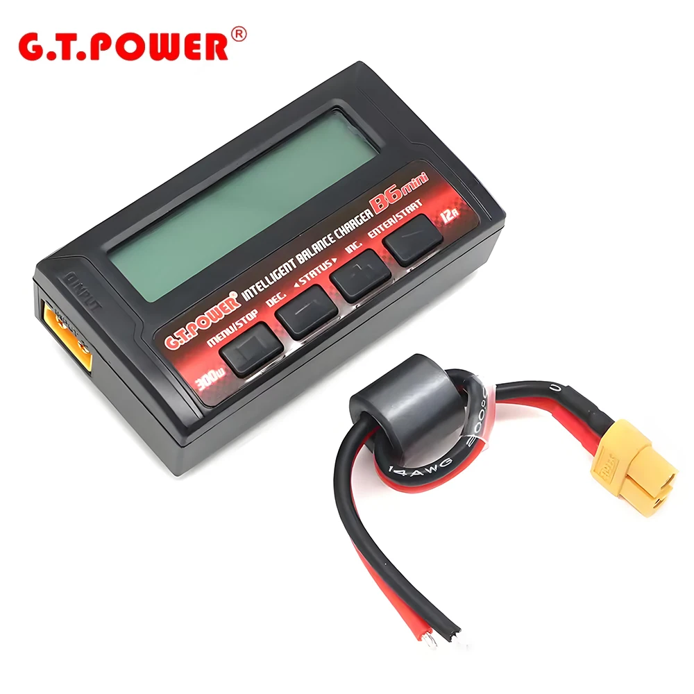 เครื่องชาร์จ/ดิสชาร์จแบตเตอรี่ G.T.POWER GT Power Imax B6mini B6 Mini 12A 300W สำหรับแบตเตอรี่ RC Lipo/LiFe/LiFe NiMH