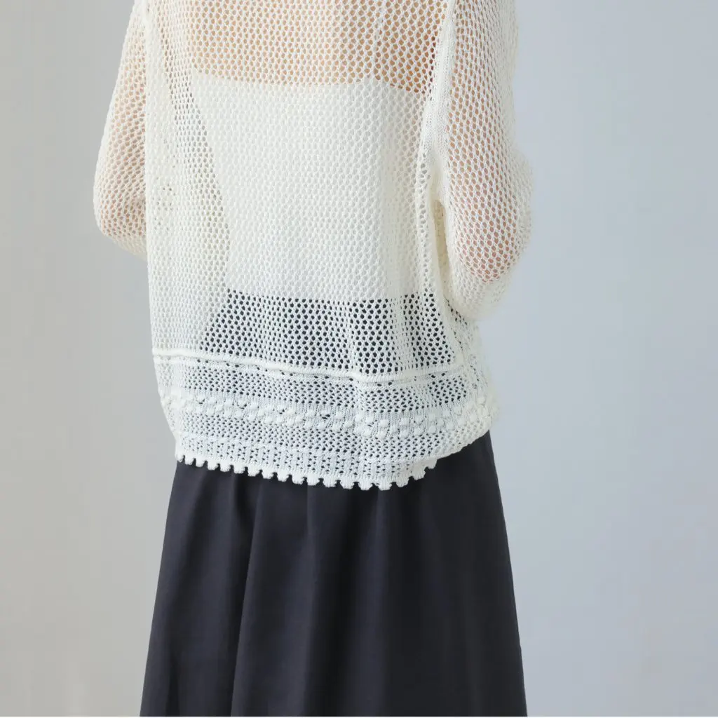 

Women's Bohemian Style Linen Shawl Lace-Up Crochet Cut out Air-Conditioned Sun Protection Cardigan