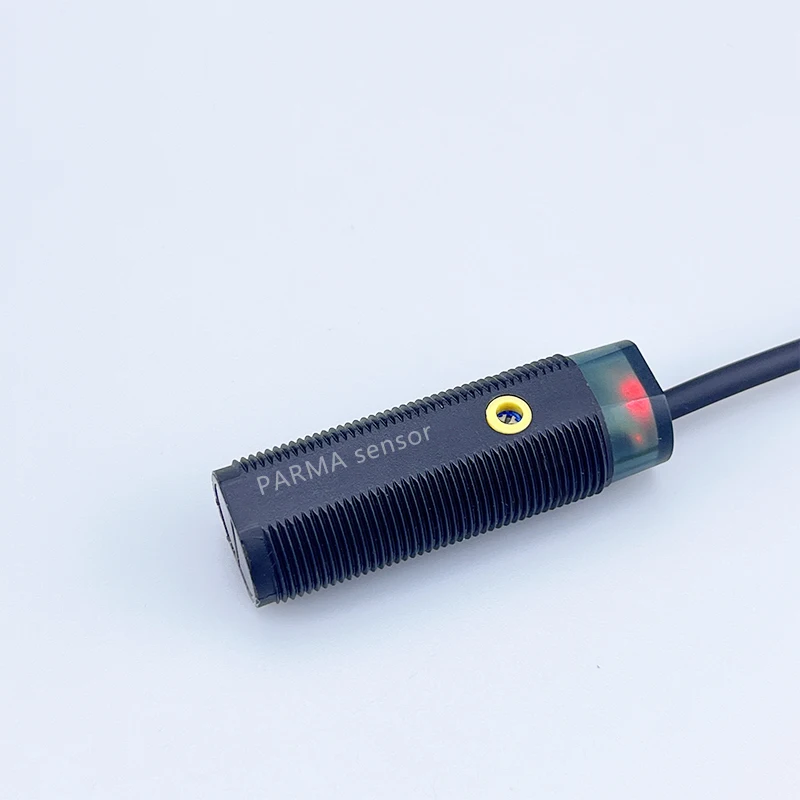 Sensor PARMA O durável interruptor fotoelétrico de reflexão difusa M18 substitui facilmente o E3FA-DN12 DC 3 fios GS18