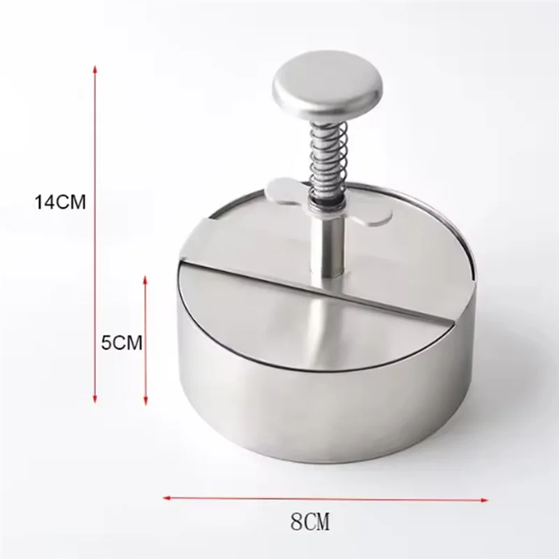 

Hamburger Patty Maker 304 Stainless Steel Non-Stick Burger For Making Meat Patties Thin Burgers-Best Selling