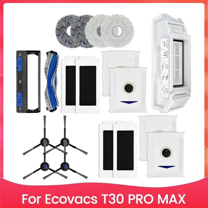 vofun-19pcs-juego-de-cepillos-giratorios-filtros-panos-de-limpieza-y-bolsas-para-polvo-para-ecovacs-t30-pro-max-accesorios-para-aspiradora-piezas-de-repuesto