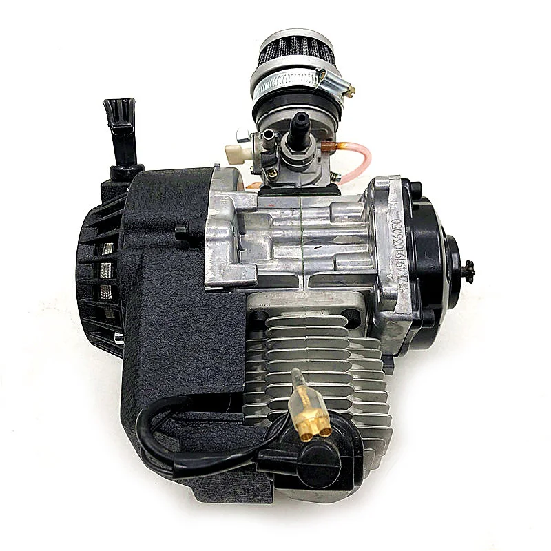 49cc Silnik gazowy 2-suwowy Łatwy rozruch 25H Zębatka Przekładnia Filtr powietrza Do Mini Pocket Pit Quad Dirt Bike ATV Scooter — zdjęcie 6