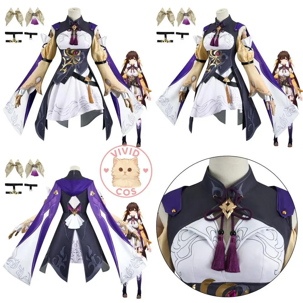 

Honkai Star Rail Cosplay Costume Anime Sushang Li Role Play Outfit Sexy Dress Uniform for Women Convention Halloween Party