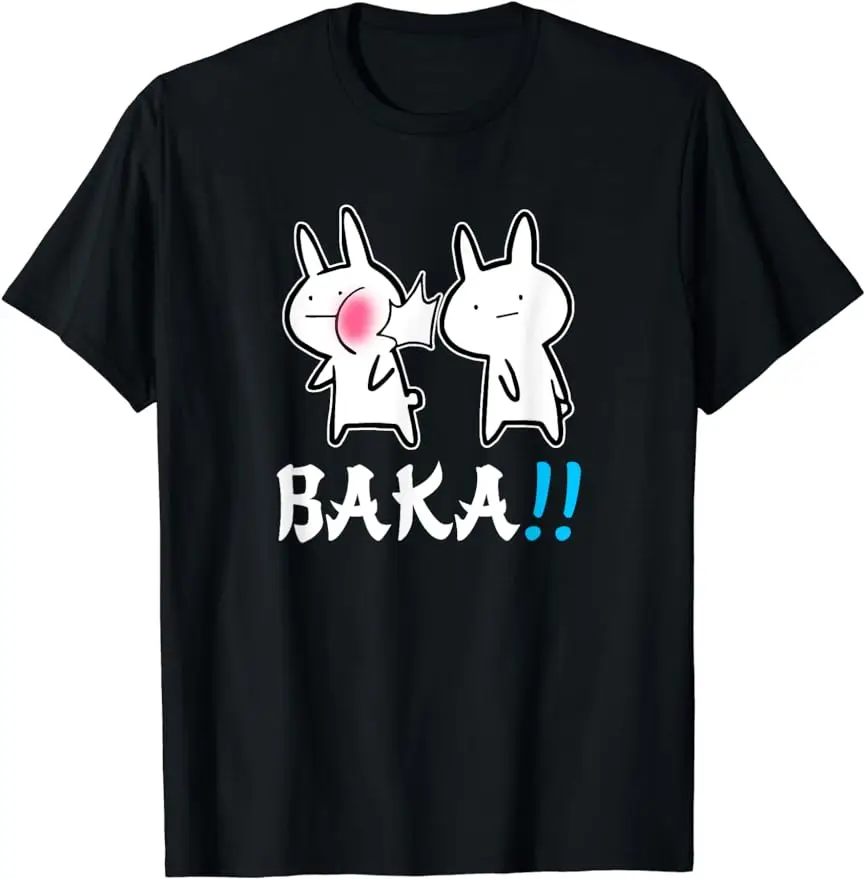 2024 New Funny Baca Animated Bunny Slap T-shirt Unisex Shirt