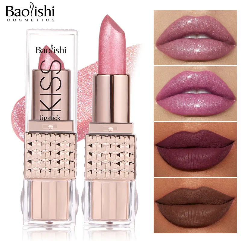Transfer Proof Liquid Lipstick Matte Pearl Glow Waterproof Moisturizing Lip Stain All Day Wear Makeup