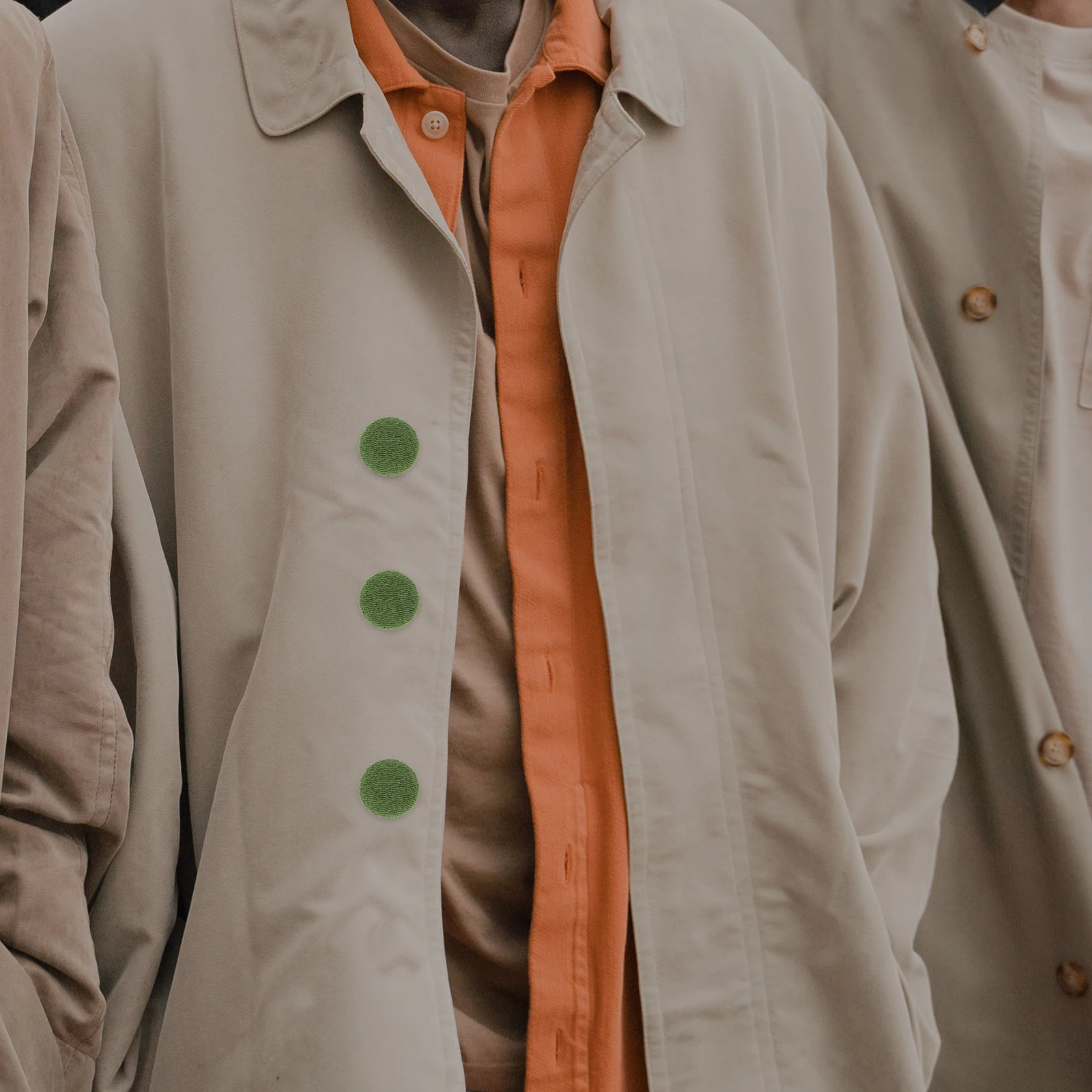 

10Pcs Cloth Covered Buttons DIY Round Sewing Buttons Clothing Decorations Crafts Coat Sweater Replacement Fasteners