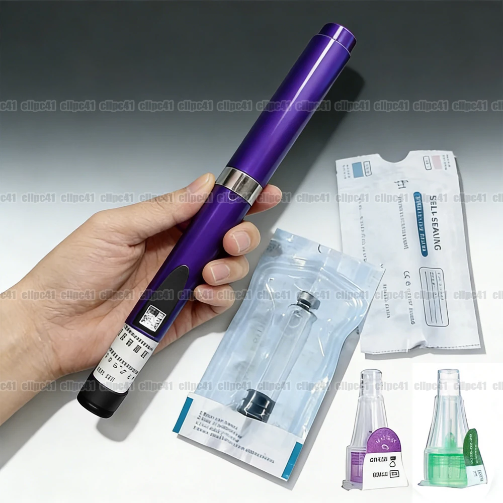 Волшебная ручка-дозатор для инсулина: универсальные пустые картриджи-кассеты 3 мл, наконечники 4/6/8 мм для ручек Lilly