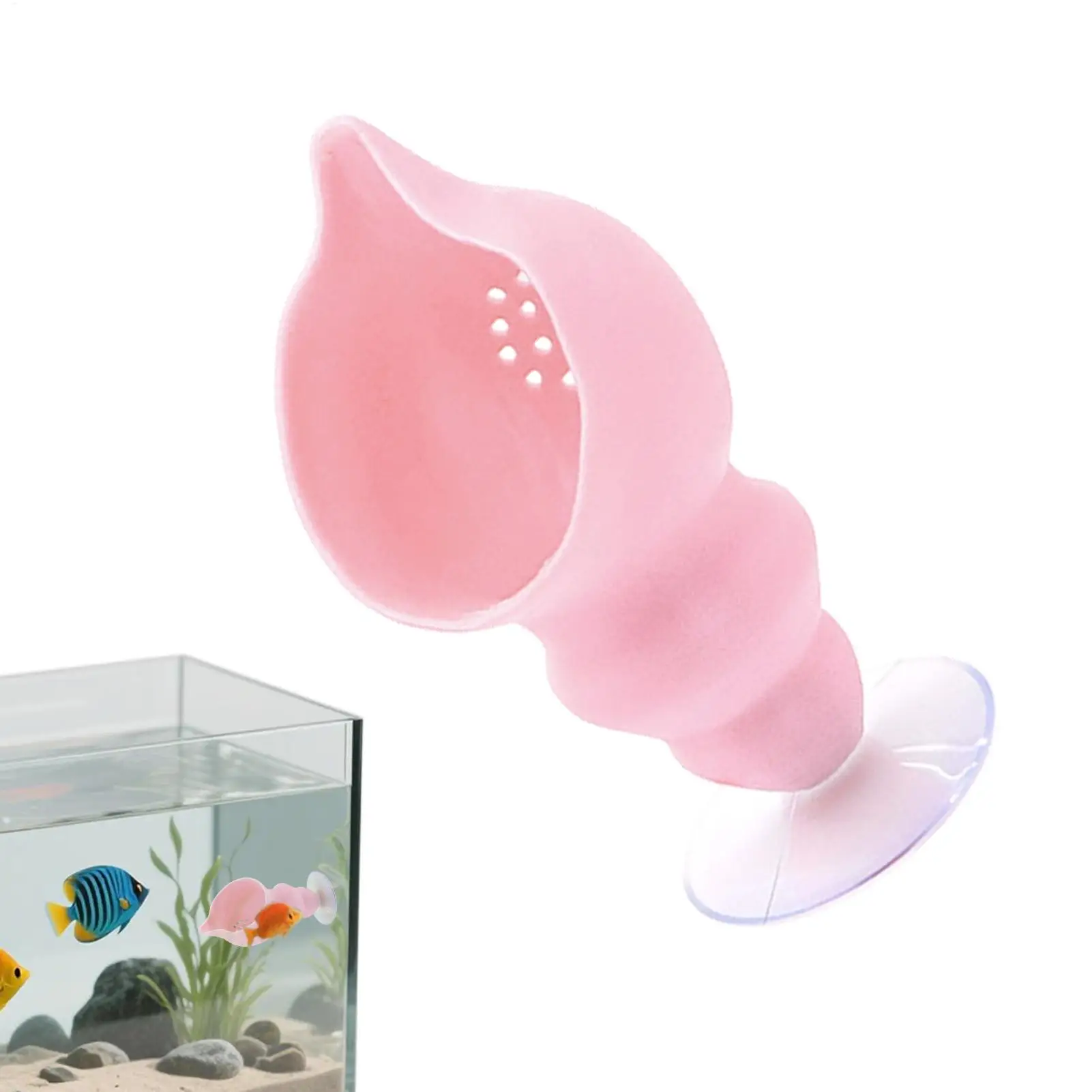 Betta-Hängematte: Weiches Aquarium-Ruhebett, Fischzuchtpolster mit Saugnapf, schwimmende Aquariumhöhle, Versteck für Fische und Garnelen – Detail 5