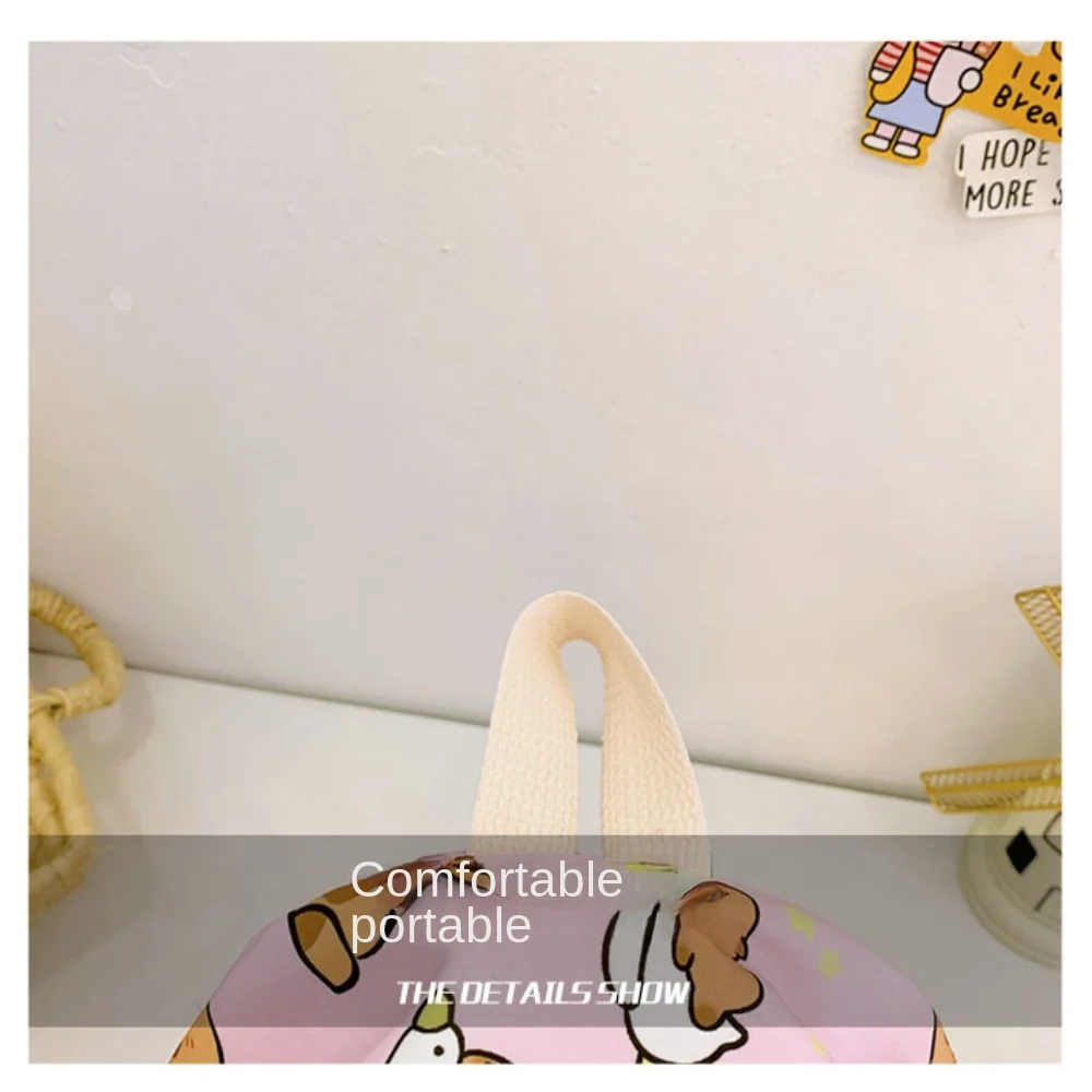 Cute Cartoon Capybara Backpack Simple Plush School Bags Large Capacity Pattern Shoulder Bags