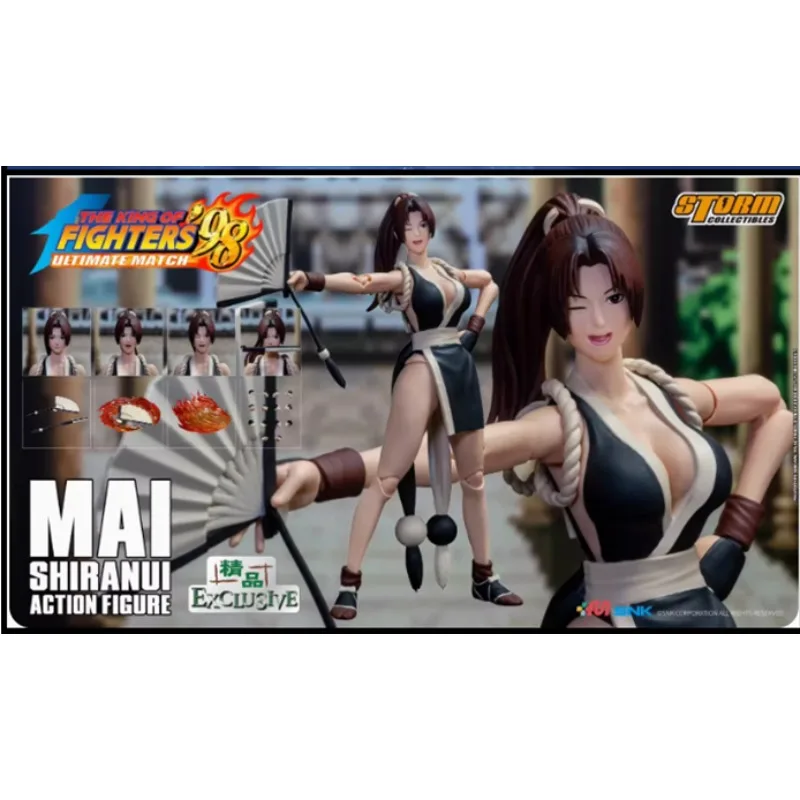 Nieuwe Storm Speelgoed Originele 1/12 King of Fighters 98 Onbekende Fire MAISHIRANUI SKKF07 Game Mobiele Pop Model Handgemaakte Speelgoed Giftcollect