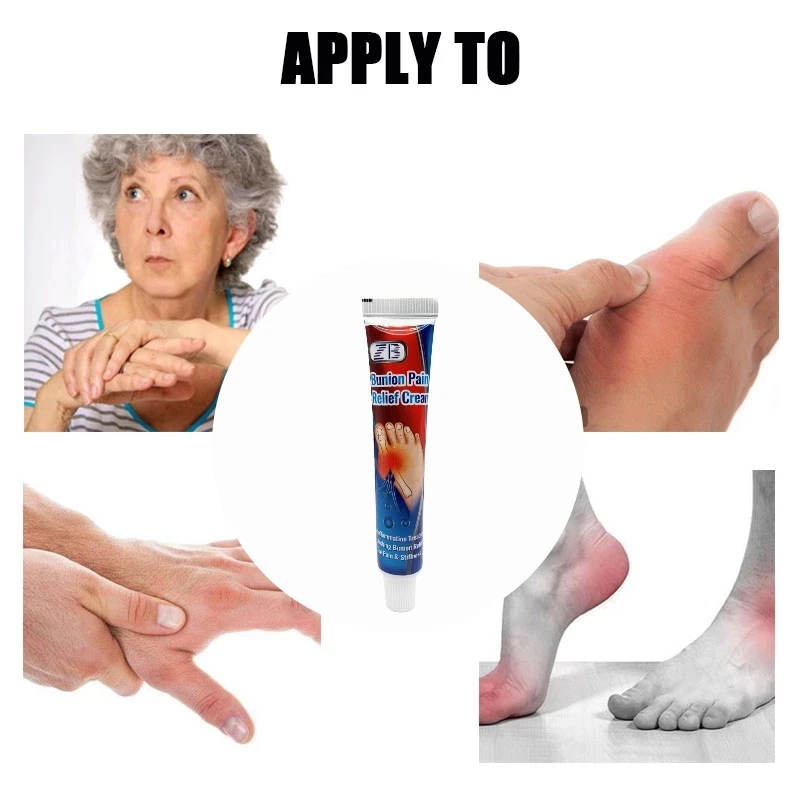 ZB 20g Bunion Gout Pain Relief Ointment Treatment Gout Limb Stiffness Arching Pain Anti-inflammatory Cream Medical Plaster