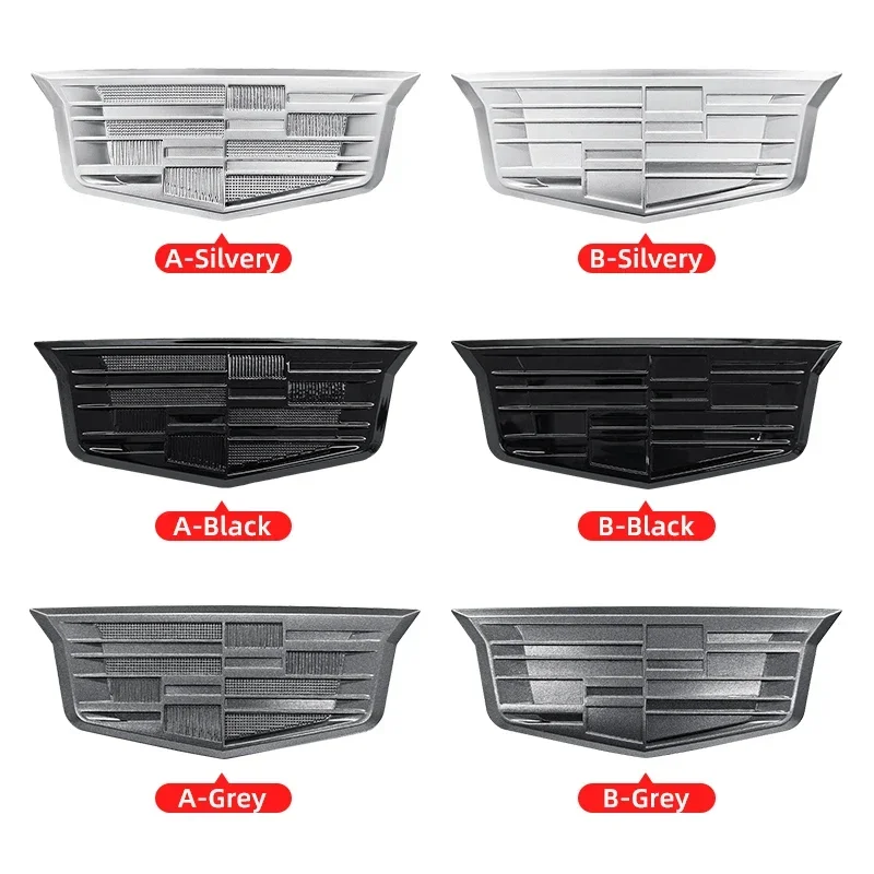 Pegatinas laterales de ABS para guardabarros de coche y emblemas traseros para Cadillac ATS BLS CT4 CT5 CTS SLS SRX XT6 XTS Escalade Deville DTS