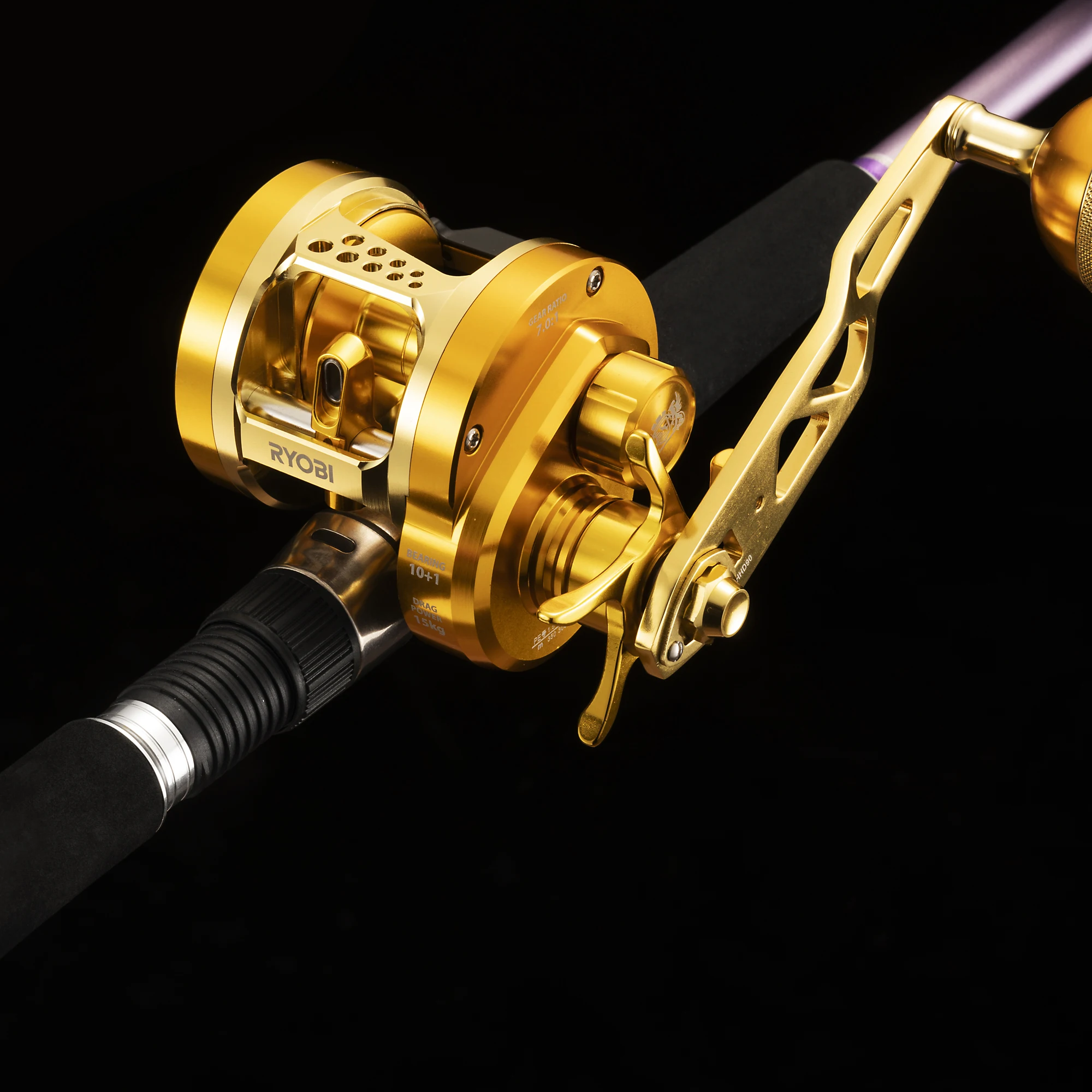 RYOBI VARIUS METAL FISHING REEL DRUM WHEEL 11BB 15KG LIGHT JIGGING