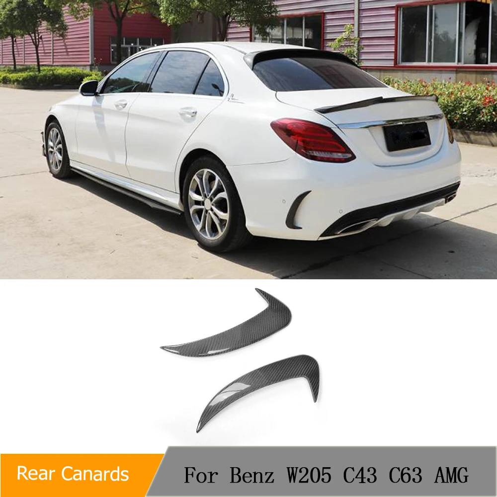 

1 пара, автомобильные дефлекторы для Mercedes-Benz C-Class W205 Sport C63 C43 AMG Sedan 2014-2017