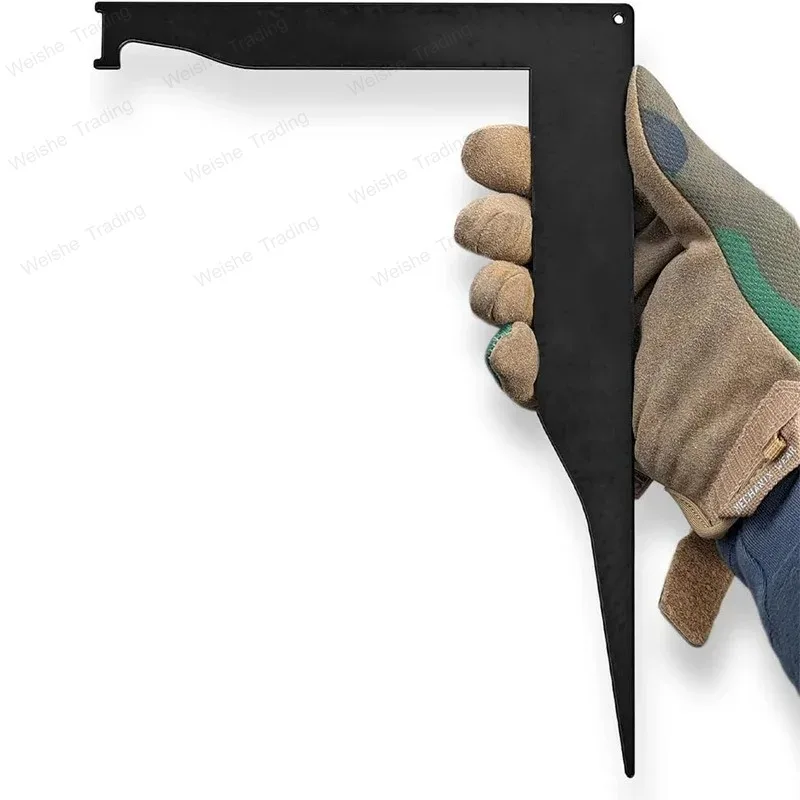 Firefighter Tool Access Doors Easily Fire Pick Stainless Steel Multi-Purpose Practical Firefighter Tool Pry Opening Tool