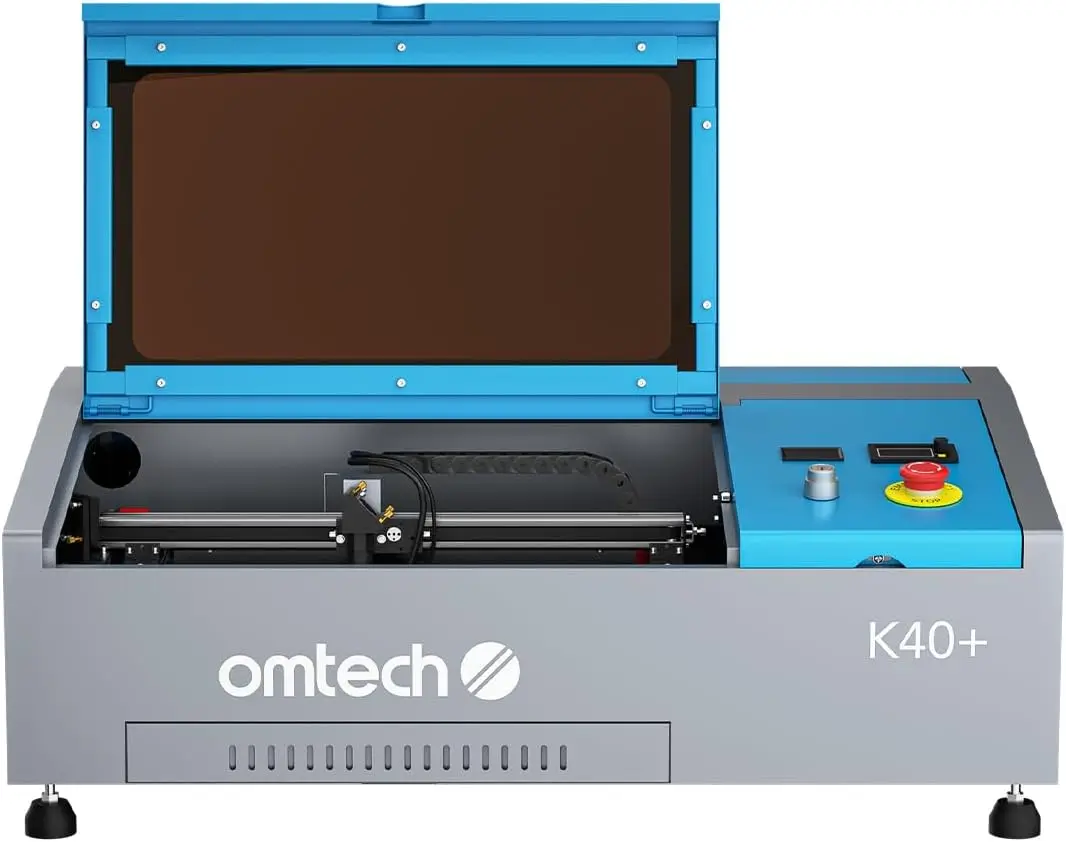 Omtech K40+ Co2 Laser Engraver, 8X12 40W Desktop Laser Engraving Machine For Home Use, Lasergrbl Lightburn Compatible Laser