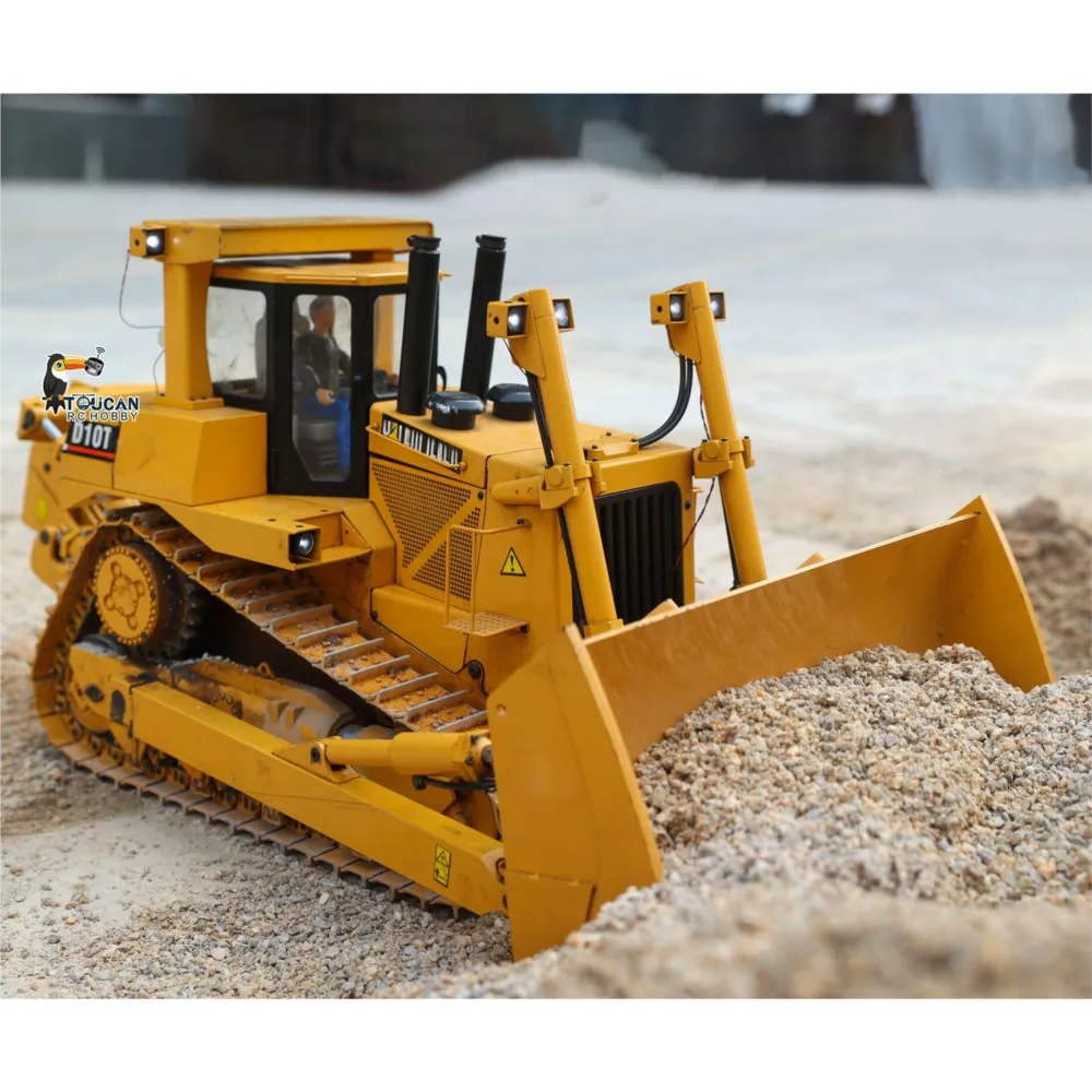 بيع الولايات المتحدة JDMODEL المعادن 1/14 RC جرافة هيدروليكية 575 آلة ثقيلة ضخمة الدولوزر نموذج Frsky X14 مزيج التحكم سيارة الممزق الخلفي #3