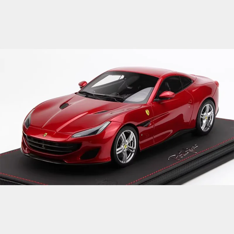 Bbr 1:18 Portofino Spider Version haut de gamme Simulation résine Miniature modèle de voiture de sport personnalisé cadeau de noël pour enfants ornement
