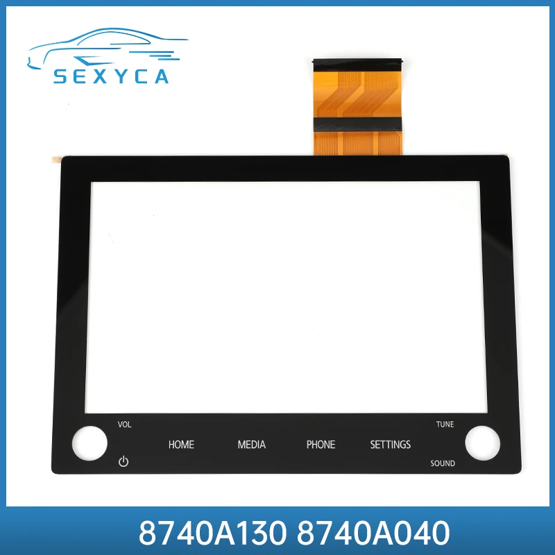 

8.0" Touch Screen Digitizer For Mitsubishi Outlander 8740A130 8740A040 2 KNOBS 2020-2022 DVD Player GPS Navigation Parts