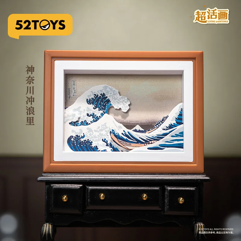 

52 игрушки Queshile Живые картины Серия Ручная работа Слепая коробка Игрушка Заводные украшения Художественный подарок Модные игры Коллекционная