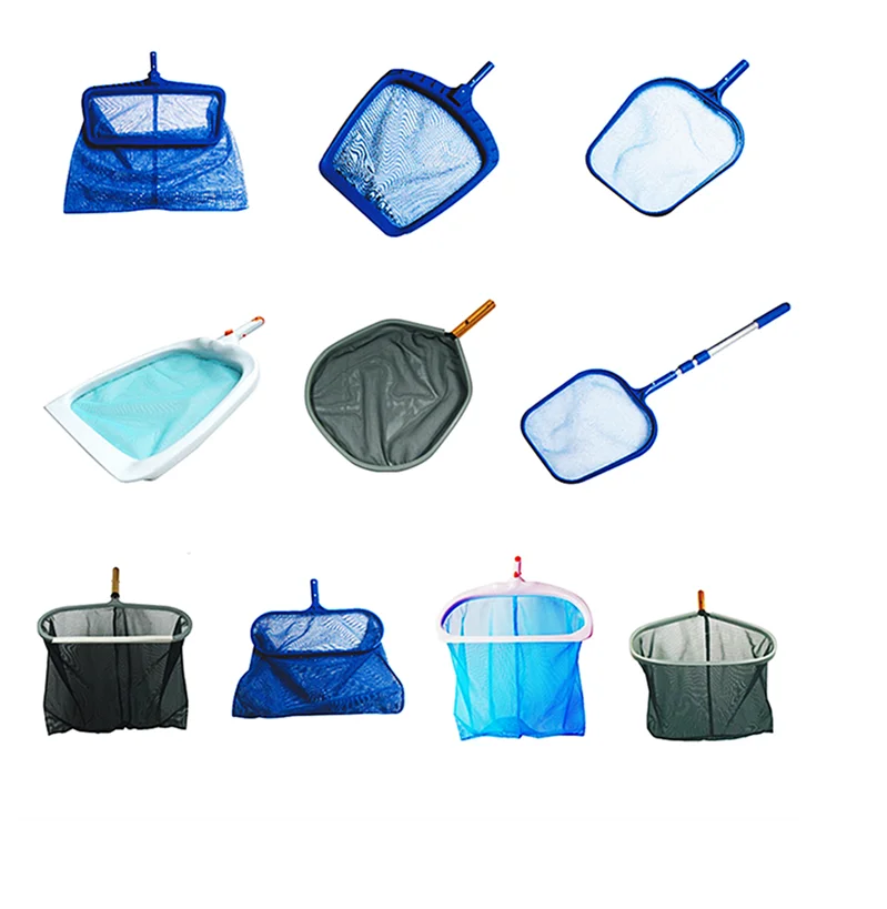 STLF, gran oferta, red para espumadera de estanque de peces, limpieza de hojas, marco de malla, red para limpiar la piscina