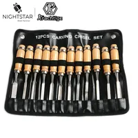 12Pcs Wood Carving Hand Chisel Tool Set Woodworking Professional Gouges Consruction An Carpentry Tools Carpenter Tools