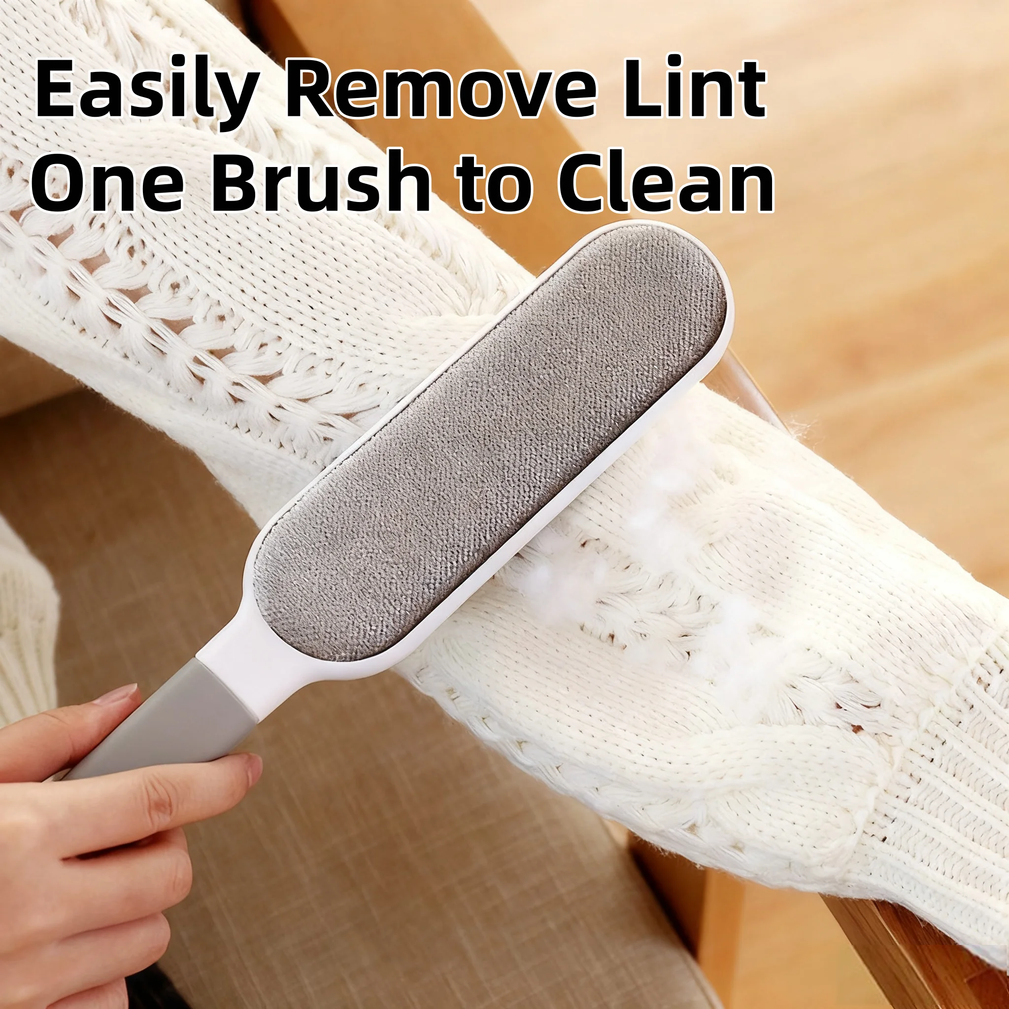 Double sided pet hair remover, reusable cat and dog hair removal tool, suitable for clothes, sofas, carpets, bedrooms, and beds