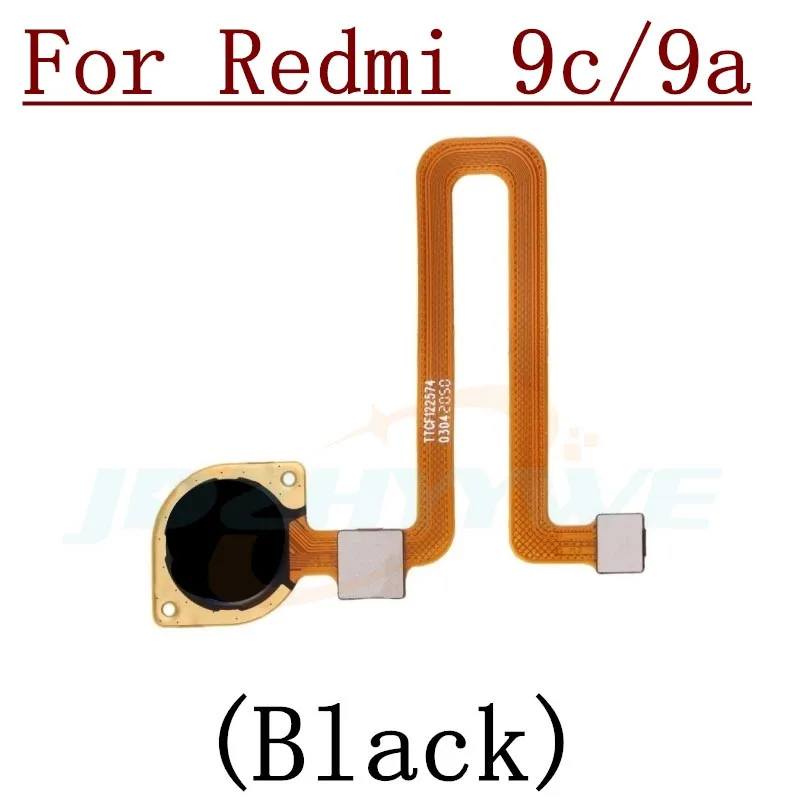 For Xiaomi Redmi 9 9c 9a 9T 8 Fingerprint Sensor Scanner Touch ID Connect Motherboard home button Flex Cable