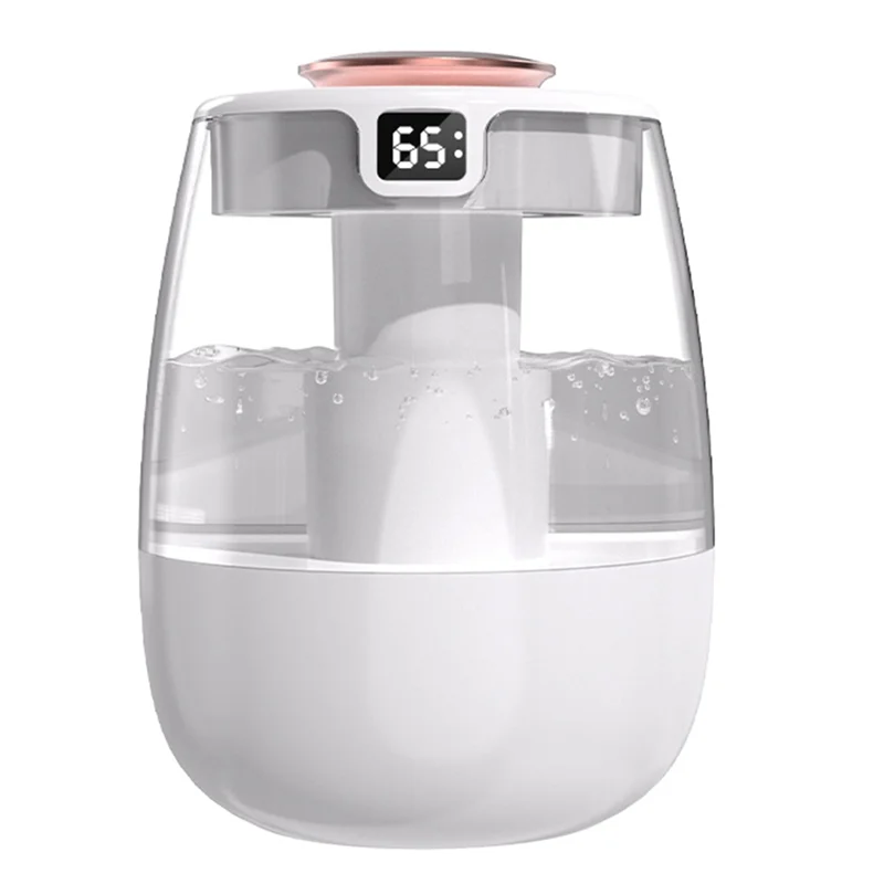 AD24 Humidifier Household Bedroom USB Plug-In Small Living Room Large Fog Office Desktop Large Capacity Humidifier Durable White