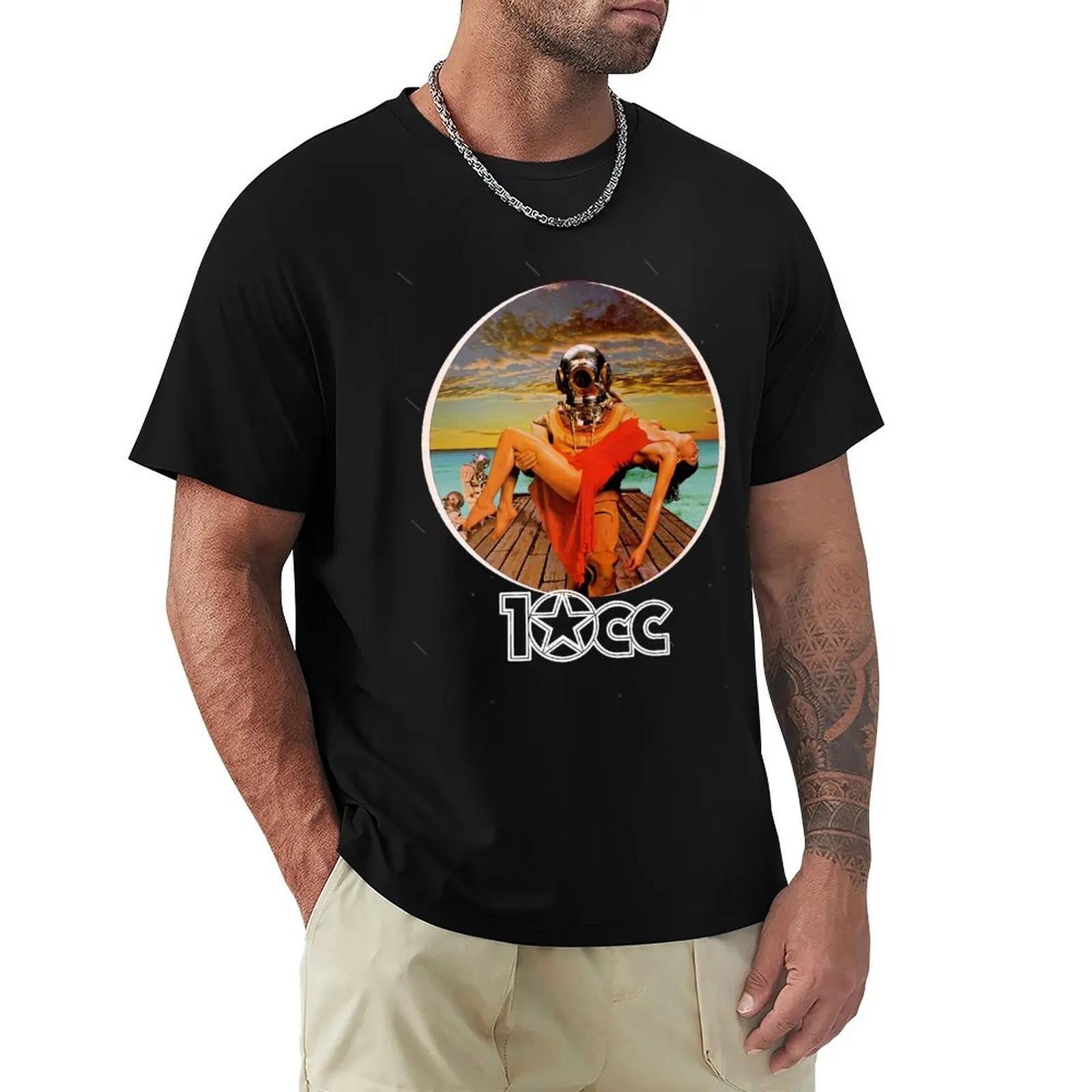 10cc Deceptive Bends T-Shirt Simple Casual Short Sleeve Tee